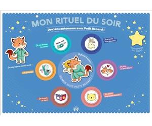 SOS parents - Mon rituel du soir - + stickers + tableau - Pauline Amelin - Fleurus - Jeux livres objets