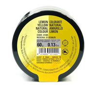 Sosa - Colorant naturel jaune citron en poudre soluble dans l'eau - idéal pour la pâtisserie - (60g),