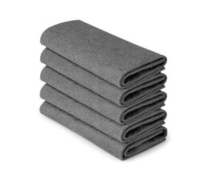 SOSALUK 5PCS Chiffon Magique Microfibre 30x30cm Réutilisable sans Trace pour Verre, Miroir, Cuisines et Voitures