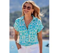 Sosandar Sosandar Baroque Print Shirt bleu FR 46 (EU 44)