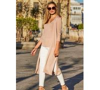Sosandar Sosandar Blush Metallic Super Sparkly Longline Cardigan