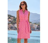 Sosandar Sosandar Broderie Anglaise Shirt Dress Rose FR 50 (EU 48)