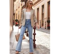 Sosandar Sosandar Contour Waist Kick Flare Jeans bleu FR 50 Short (EU 48 S)
