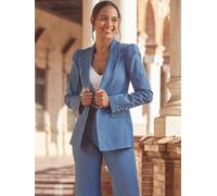 Sosandar Sosandar Denim Gold Button Detail Jacket bleu FR 44 (EU 42)