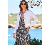 sosandar Sosandar Denim Jacket With Silver Button Jacket pâle FR 50 (EU 48)