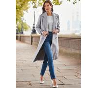 sosandar Sosandar Double Breasted Tab Sleeve Coat Gris FR 50 (EU 48)