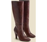 sosandar Sosandar Leather Knee High Heeled Boots Brun EU 39 (UK 6)