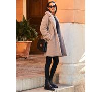 Sosandar Sosandar Natural Super Cosy Borg Coat