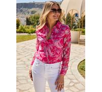 Sosandar Sosandar Paisley Print Shirt Rose FR 46 (EU 44)