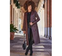 Sosandar Sosandar Premium Leather Trench Coat rouge FR 42 (EU 40)