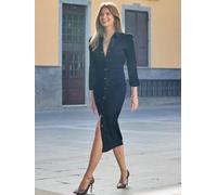Sosandar Sosandar Ruched Waist Denim Dress bleu FR 48 (EU 46)