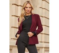 Sosandar Sosandar Single Breasted Blazer rouge FR 40 (EU 38)