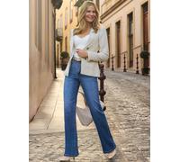 Sosandar Sosandar Slim Wide Leg Jeans bleu FR 40 Regular (EU 38 R)