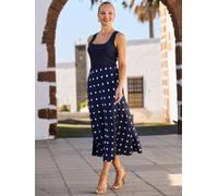 Sosandar Sosandar Spot Print Satin Skirt bleu FR 46 (EU 44)