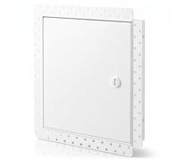 Sosation Panneau d'accès pour cloison sèche de 45,7 x 45,7 cm avec verrou à came, porte d'accès murale en métal avec charnière dissimulée, panneau de service de plafond encastré pour plomberie