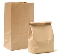 Sosayet Lot de 50 sacs en papier kraft,30 x 20 x 12,5 cm grands sacs en papier, sac en papier pour aliments, emballage cadeau pour fête d'anniversaire de Noël, fête d'anniversaire pour enfants