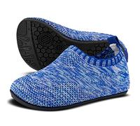 Sosenfer Chaussons Enfant Garçons Pantoufle d'intérieur Fille antidérapante Garcon Slipper Unisex-BLAN-18