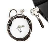 Soserkouer CâBle Antivol pour Ordinateur Portable, 2m Acier Renforcé Tête de Verrou en Alliage 2 Clés Incluses Compatible Fente Kensington, pour PC Portable Tablette