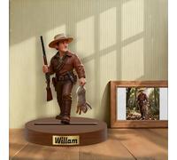 SosnSusn Photo Personnalisée Dessin Animé Style Figurine, Effet 3D Style Dessin Animé Signe Plaque Bureau Chambre Décorations, Cadeau pour Papa Hommes Cadeaux pour Noël la Saint Valentin (Style 5)