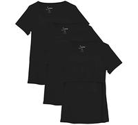 Sosolism Lot de 3 T-Shirts d'allaitement à Manches Courtes pour l'Été Shirts Décontractés pour Femmes Enceintes et Postpartum Noir, Noir, Noir, Grand