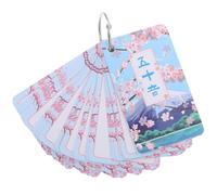 Sosoport 1 Ensemble Cartes Apprentissage Japonaises pour Débutants de Gojūon de Prononciation Facile à Lire Portables et Efficaces pour Étudier Importe