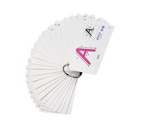 Sosoport 1 Ensemble Cartes Éducatives Alphabet pour Garçon Fille Cartes de Mots ABC pour Apprentissage Précoce