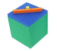 Sosoport 1 Ensemble De Cubes Mathématiques pour L'Éducation Précoce Jouets Éducatifs pour Enfants Grands Blocs Numériques Jouets De Classe pour Bébés Jeu De Comptage