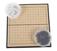 Sosoport 1 Ensemble Jeu de Go Magnétique et Cinq Rangée pour Débutants avec Plateau Standard et Boîte de Rangement Développe Les Compétences Cognitives