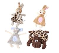 Sosoport 1 Ensemble Set de Jouets Molar Peluche Résistants pour Chiens Jouets Cartoon Éducatifs pour Chiens pour Mastication Jeu à ou Magasin Style Aléatoire