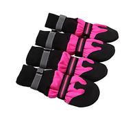 Sosoport 1 Jeu Bottes pour Chiens Bottes de Chien réglables Teckel poignées d'orteil de Chien Veste Race pour Pattes de Chien Cabot Chaussures de Chien Chaussures pour Chiens