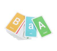 Sosoport 1 Jeu De Cartes Alphabet pour Tout-Petits Cartes Flash Outils D'Enseignement De L'Anglais pour Tout-Petits Cartes Flash d'apprentissage pour Tout-Petits Cartes De