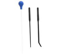 Sosoport 1 Jeu Mangeoire pour Aquarium Mangeoire à Poissons Électronique Compte-Gouttes pour Aquarium Usine Réservoirs Outils D'aquarium Écailleur Éponge Air Acier Inoxydable