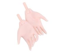 Sosoport 1 Paire Paume De Poupée Petites Mains Mini-Mains Pièces De Poupées Intelligentes Matériaux pour Fabriquer des Poupées Pièces De Main De Poupée Mannequin Main Plastique Beige