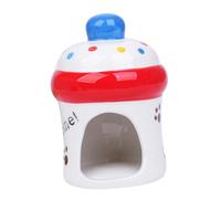 Sosoport 1 Pc nid Frais de Hamster Animal Cute Cosy Bouteille petg Maison de Rat Refuge pour Rats Espace de Vie du Hamster cerace Nid pour Animaux en céramique Maison de Hamster Blanche