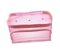 Sosoport 1 Pièce Filet avec Trois Trous Fourre-Tout Portable De Rangement pour Fils Légumes Rose