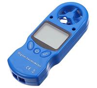 Sosoport 1 pièce Mini Hygrothermographe Anémomètre Portable avec Écran LCD Rétroéclairé Mesure Vitesse Du Vent et Température de Air pour Industrie Aéronautique Environnementale