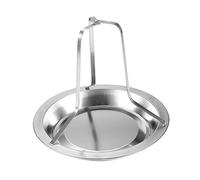 Sosoport 1 Pièce Plateau de Poulet grillé rôtissoire Grille à rôtir Petit étagère Grillage Grille Barbecue Support de Poulet rôti Rack de torréfacteur grillades Acier Inoxydable