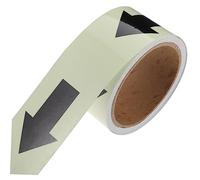 Sosoport 1 rouleau Ruban Luminous Glow In The Dark Adhésif Indicateur de Direction PVC Autocollant Lumineux pour Escaliers et Intérieur
