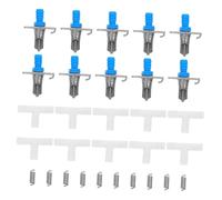 Sosoport 10 Ensembles Distributeur Eau pour Raccords pour Cages Abreuvoir Durable Étanche pour Petits Animaux comme Chinchillas