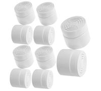 Sosoport 10 Pièces Boîte de Désodorisant pour Salle de Bain Recharges de Parfum Réutilisables pour Chambre et Voiture Capacité Matériau Plastique