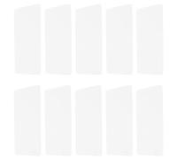 Sosoport 10 Pièces Carte de Nettoyage Cr80 à Double Face | PVC et Tissu Non Tissé, Entretien Préventif Rapide, Blanc, pour Caisses, Imprimantes Id et Accueil