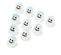 Sosoport 10 Pièces fantôme de Cristal décorations de Micro-Paysage d'halloween Décorations d'halloween Décoration de soirée Décoration Aquarium Miniatures pour l'artisanat Signes de Table