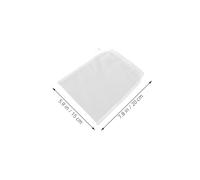 Sosoport 10 Pièces Filtre Ultra Fin Réutilisable avec Cordon Tamis Cuisine Polyvalent pour Jus Vin Thé Infusion et Huile Mailles