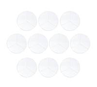 Sosoport 10 pièces Lot de Boîtes de Petri Transparentes à Compartiments Stériles et Résistantes pour Culture Cellulaire et Analyse en Laboratoire