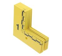 Sosoport 10 Pièces Plaques de Marquage de Preuve avec Échelle Précise Jaunes en Plastique Léger Lot de Set pour Collecte Détaillée des Preuves et Enquêtes Terrain