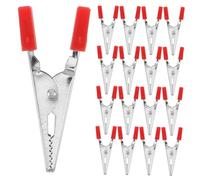 Sosoport 100 pièces Nonslip Metal Bird Cage Locks Safety Clamps for Parrots and Small Animals Anti-Escape Door Clips for Secure Cage Closure