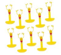 Sosoport 10pièces Abreuvoirs Automatiques pour Volaille Tétines à Eau pour Poussins Poules Et Cailles Système Anti-Fuite Facile à Installer Pratique pour Élevage