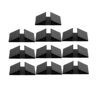 Sosoport 10pièces Stabilisateurs Plastique pour Barrière Anti-Fugue pour Animaux Supports Triangulaires pour Portail Et Clôture Accessoires De Renforcement pour Panneaux De Barrière pour