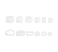 Sosoport 12 pièces Adaptateurs pour Meuleuse Établi Bagues Plastique Robustes et Précises pour Bague de Meule Kit Adaptateur pour Meules et Pierre