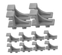 Sosoport 12 pièces Clips Support Étagère Congélateur pour Réfrigérateur Fixations Robustes et Faciles à Installer Accessoires Pratiques pour Organisation Frigo et Balconnet